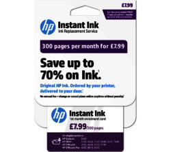 HP  Instant Ink Enrollment card - 300 pages per month